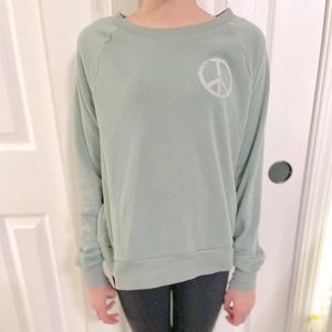 Lauren Conrad sage green crewneck sweatshirt